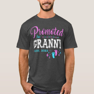 Camiseta Promovida Para A Avó Menina Da Gravidez No Pês De
