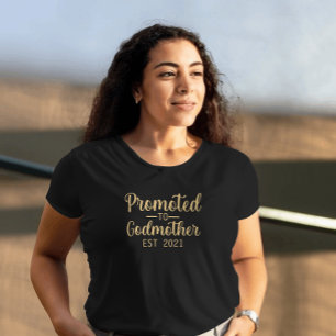 Camiseta Promovido a Ano Personalizado da Tipografia de God