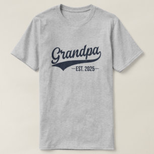 Camiseta Promovido a Avô 2025 Avô é 2025