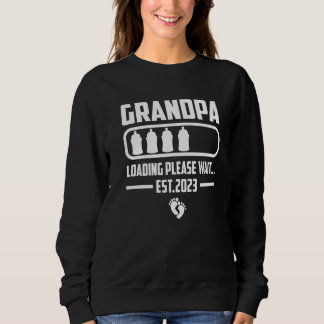 Camiseta Promovido a Avô Carregando Novo Avô 2023