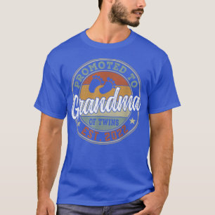 Camiseta Promovido À Avó Dos Gêmeos 2022 Em Breve Para Ser 