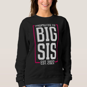 Camiseta Promovido À Big Sister 2022 Big Sis Em Breve Para