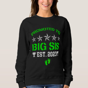 Camiseta Promovido à Big Sister 2023 Eu vou ser uma grande