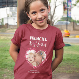 Camiseta Promovido a Fotografias e Nomes do Coração Irmão G
