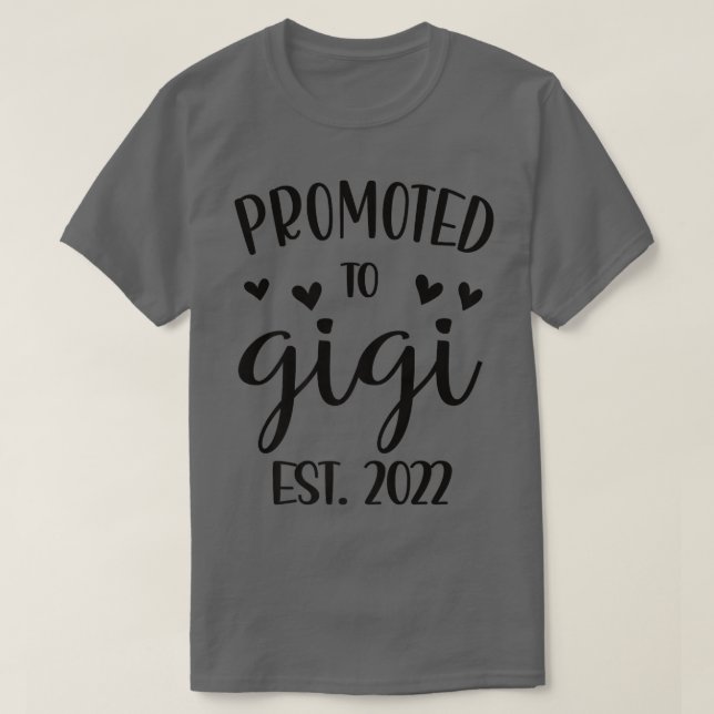 Camiseta Promovido a Gigi Est  (Frente do Design)