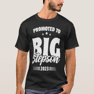 Camiseta Promovido A Grande Stepson Em Breve Para Ser Grand