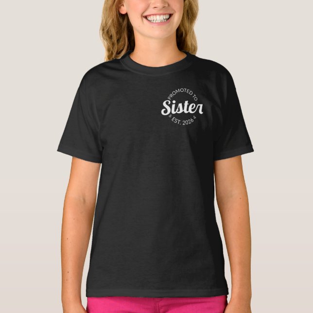 Camiseta Promovido À Irmã Est. 2026 I (Frente)