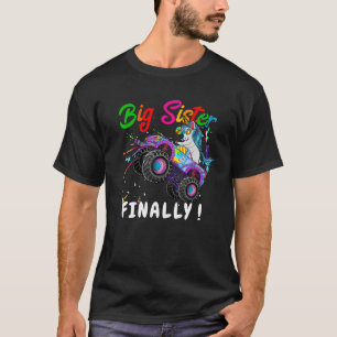 Camiseta Promovido à Irmã Grande Finalmente monstro do Unic