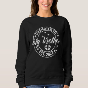 Camiseta Promovido a Irmão Mais Velho - Anúncio de Novo Beb