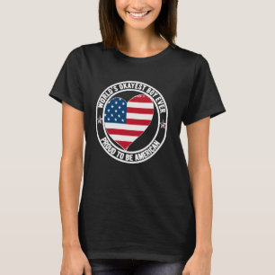 Camiseta Promovido a Irmão Melhor Irmão Americano do Mundo