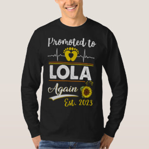 Camiseta Promovido A Lola Novamente Em 2023 Sunflower New L