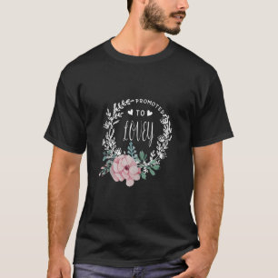 Camiseta Promovido à LOVEY Flower Mads Day Matching Fam