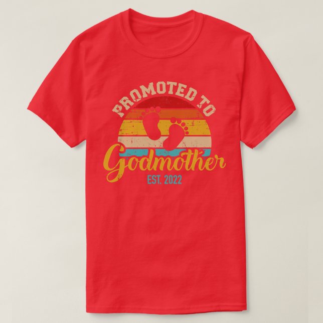 Camiseta Promovido à madrinha de 2022 (Frente do Design)