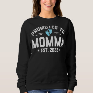 Camiseta Promovido À Mãe 2022 Pela Primeira Vez Mãe Nova Mã