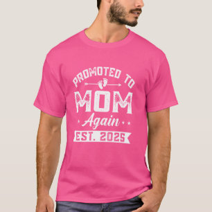 Camiseta Promovido À Mãe Novamente Anúncio De Bebê Sibli 20