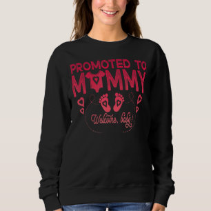 Camiseta Promovido A Mamães Para A Mãe Nova Ser A Primeira