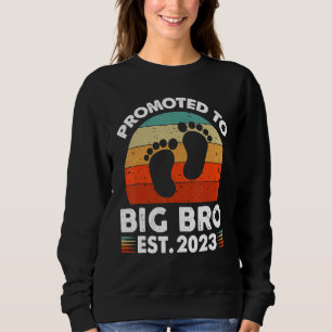 Camiseta Promovido a mano mais velho Vou ser um irmão mais 
