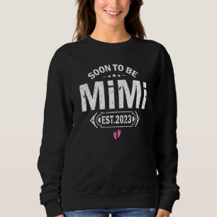Camiseta Promovido a Mimi 2023 Dia das Mães Prestes a Ser M