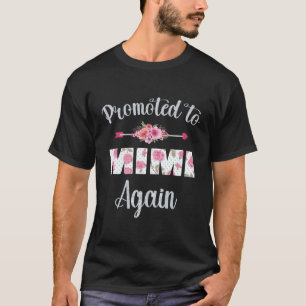 Camiseta Promovido A Mimi Novamente Anúncio De Bebê Dia de