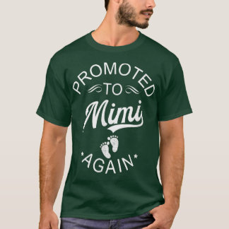 Camiseta Promovido A Mimi Novamente Anúncio De Gravidez Par