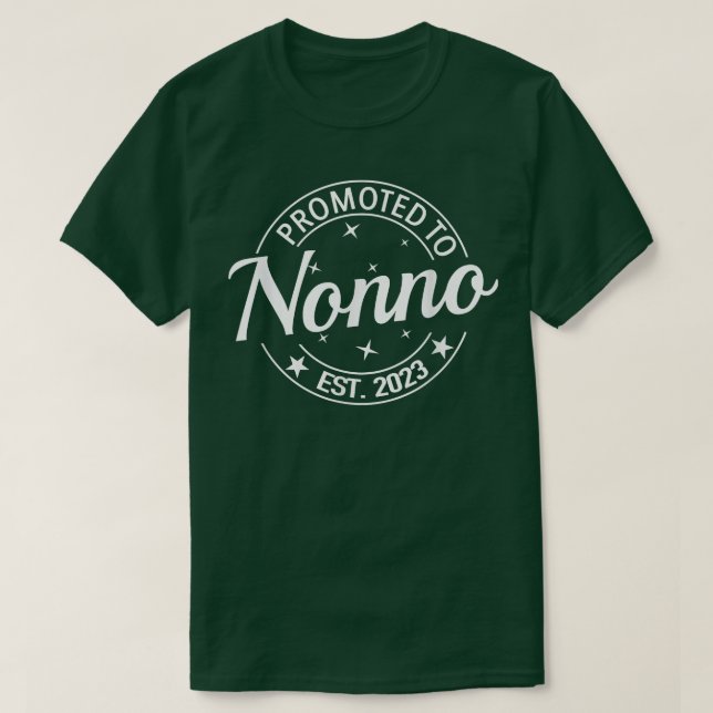 Camiseta Promovido A Não-N 2023 Em Breve Para Ser Vovó Gráv (Frente do Design)