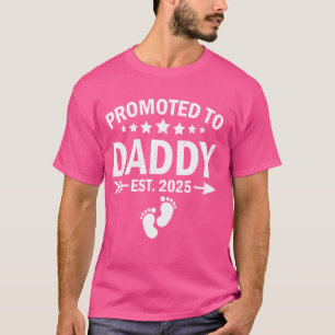 Camiseta Promovido A Pai Do Leste De 2025 Em Breve Para Ser