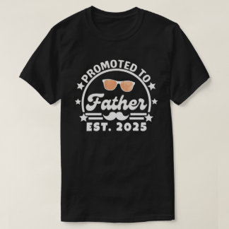 Camiseta Promovido a Pai Est. 2025 - Novo Papai