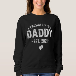 Camiseta Promovido a Papai 2021 Pai pela Primeira Vez para
