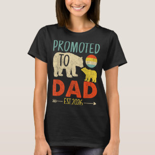Camiseta Promovido a Papai Est 2026 Futuro Papai Ft Tempo P
