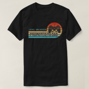 Camiseta Promovido a Papai – Nível Desbloqueado