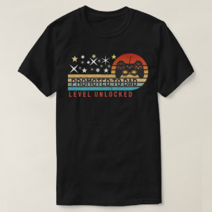 Camiseta Promovido a Papai – Nível Desbloqueado