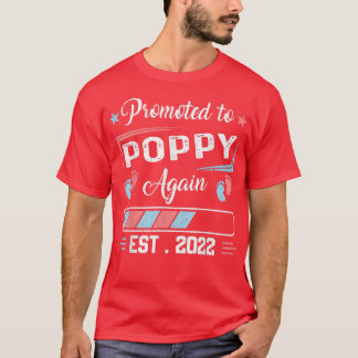 Camiseta Promovido À Poppy Novamente No Ano De Gravidez Do 