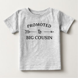 Camiseta Promovido a Primo Grande Correspondendo à Irmão