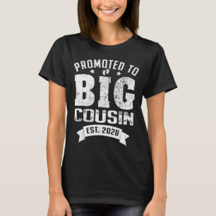 Camiseta Promovido a Primo Mais Velho 2026 Primo Legal Anún
