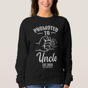 Camiseta Promovido a Tio 2023 Presente Para a Primeira Vez 