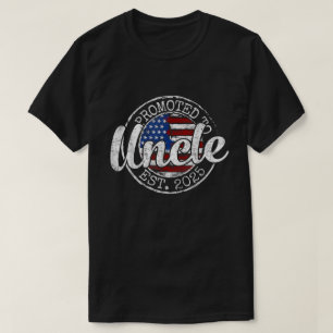 Camiseta Promovido a Tio Est 2025 Presentes de Tio a Ser 