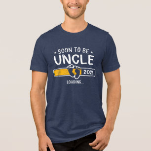 Camiseta Promovido a Tio est. 2026 Anúncio de Bebê 2026
