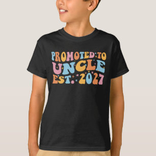 Camiseta Promovido a Tio Est 2027 Novo Tio