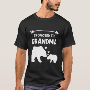 Camiseta Promovido A Vovó Urso Novos Presentes De Avó