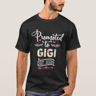 Camiseta Promovido Ao Anúncio De Gravidez Cute De Gigi 2023