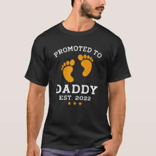 Camiseta Promovido Ao Anúncio Do Novo papai Pai 2022