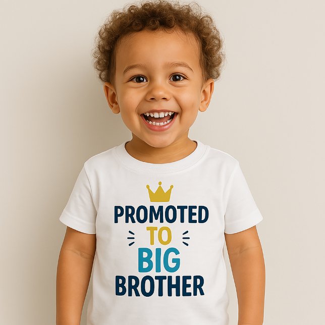 Camiseta Promovido ao Anúncio Irmão Cute Sibling (Criador carregado)