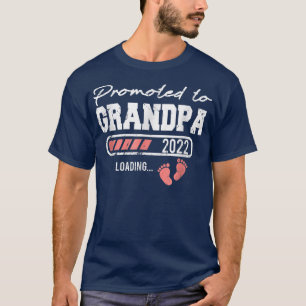 Camiseta Promovido Ao Avô 2022 Carregando Em Breve Para Ser