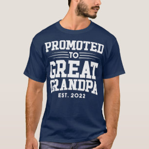 Camiseta Promovido Ao Avô Excelente 2022 Novo Avô Excelente