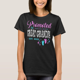 Camiseta Promovido Ao Avô Excelente 2023 Revenda De Gravide