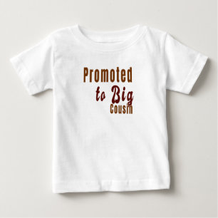 Camiseta Promovido ao Bebê Familiar Vinculado ao Primo Gra