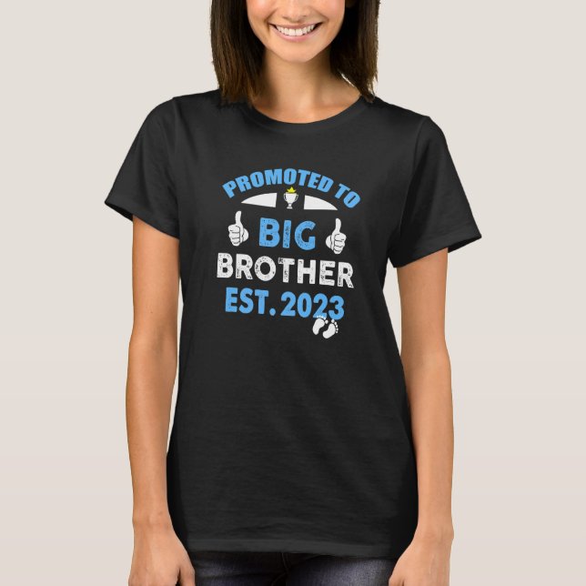 Camiseta Promovido ao Big Bro Eu serei um Grande Irmão (Frente)