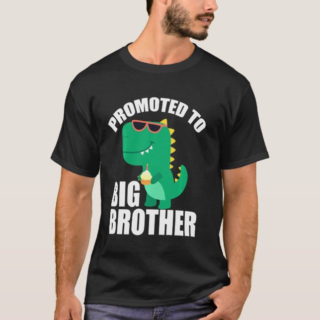 Camiseta Promovido Ao Big Brother T Rex Para Meninos Big Br (Frente)