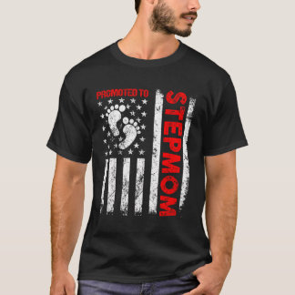 Camiseta Promovido Ao Dia de as mães De Sinalizador Stepmmm