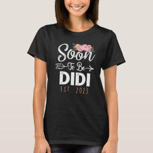 Camiseta Promovido ao Dia de as mães Vovó 2023 em breve par